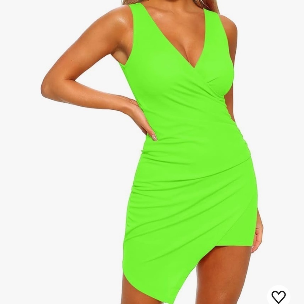 Casual Sleeveless Pleated Cocktail Party Sexy Club Mini Dress